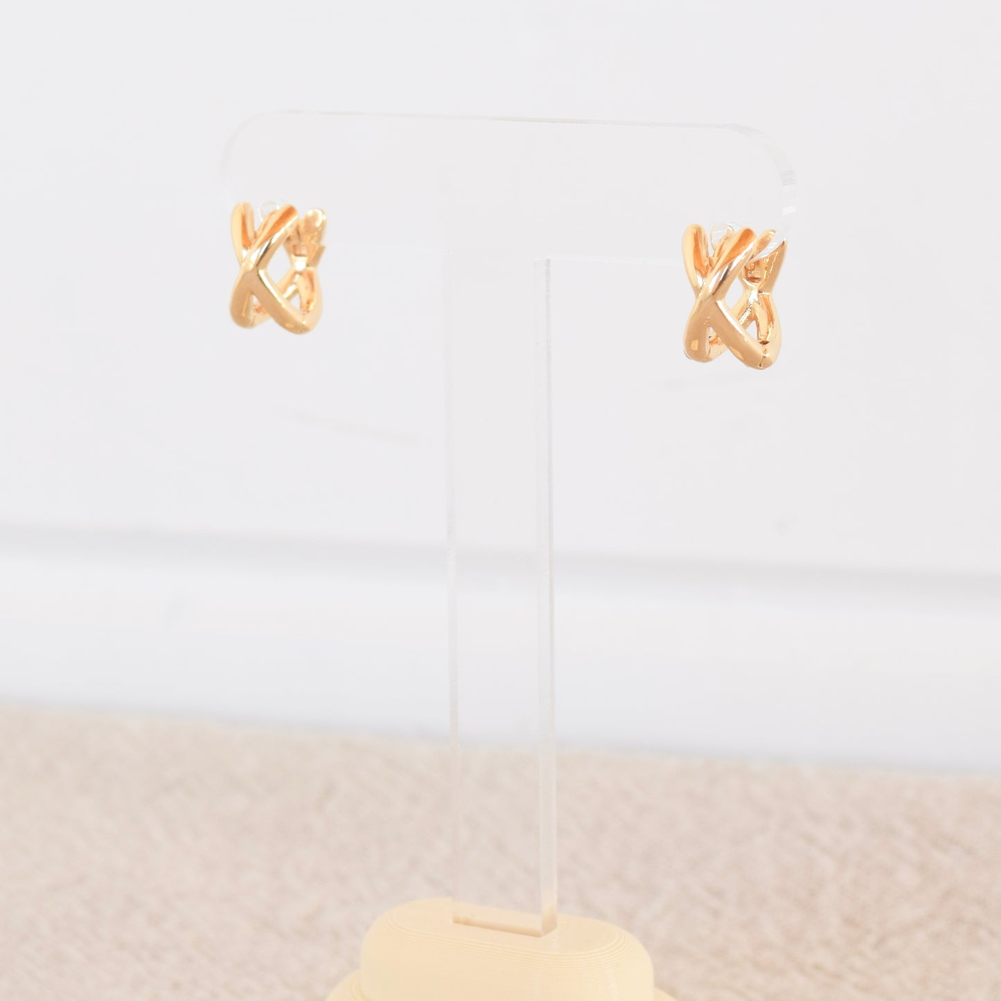 Gold X Hoops (+ Sizes)
