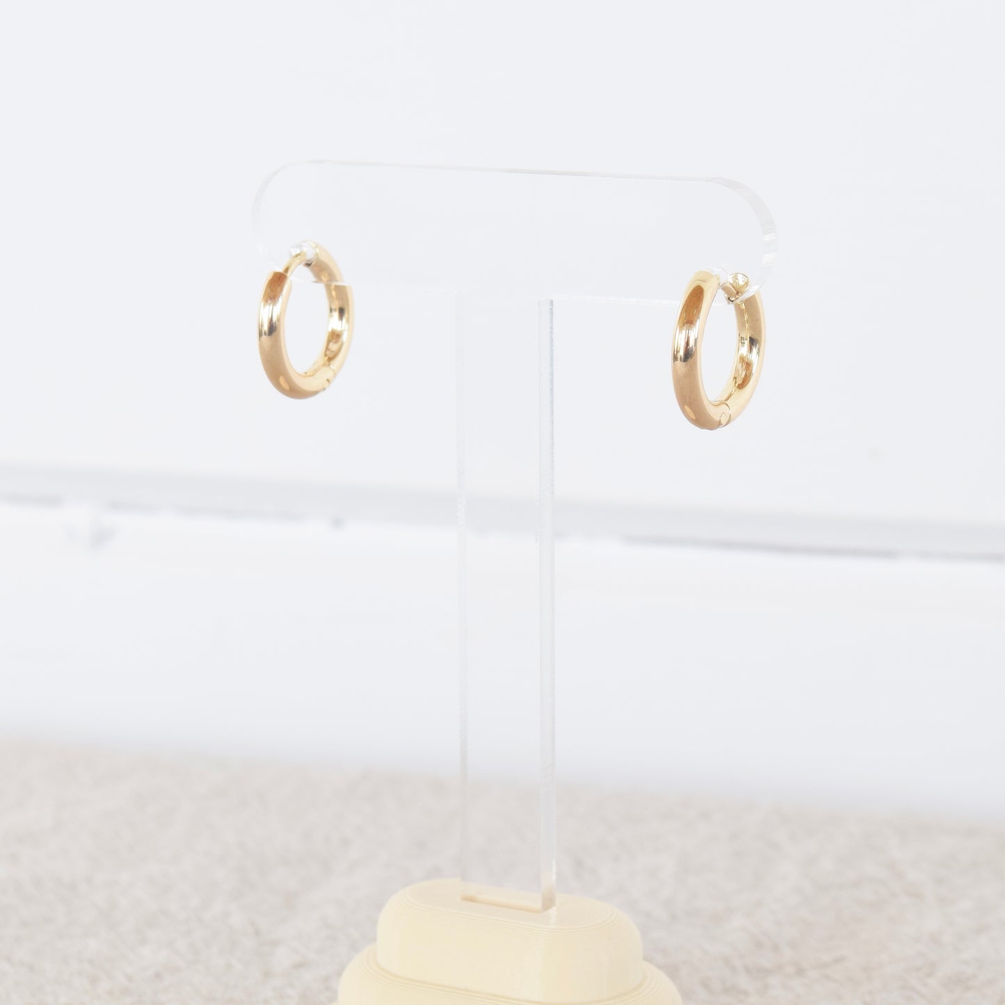 *Gold Classic Thick Hoop (+ Sizes)
