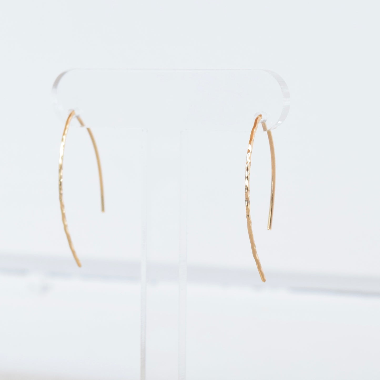 Gold Hammered Hooks #3