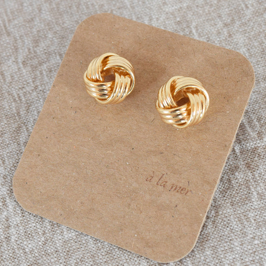Gold Knot Stud