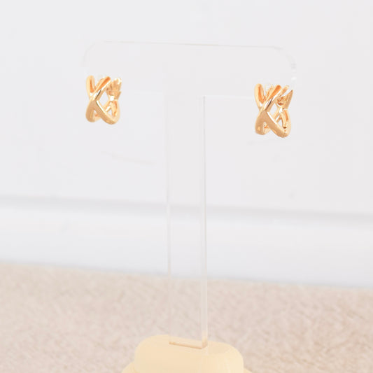 Gold X Hoops (+ Sizes)