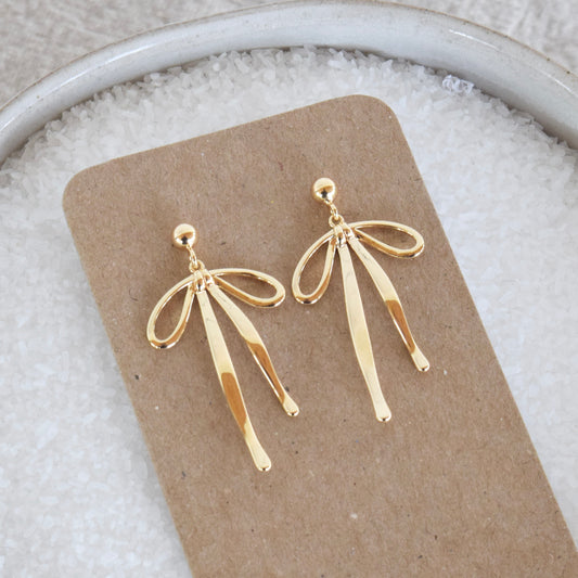 Large Bow Stud