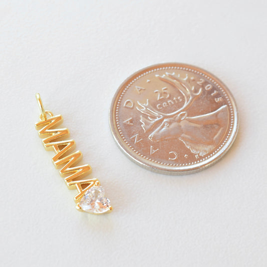 Necklace/Bracelet Charm - Mama Heart