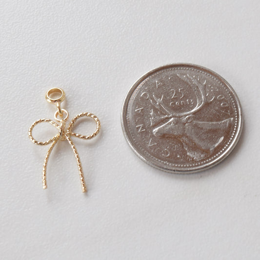 Hoop Charm - Wire Bow