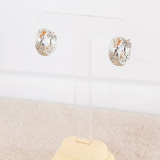 Silver Cushion Hoop