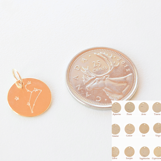 Necklace/Bracelet Charm - Constellation Zodiac