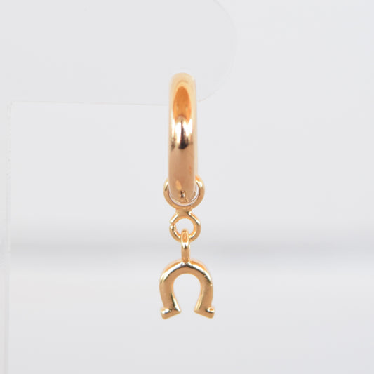 Hoop Charm - Horseshoe