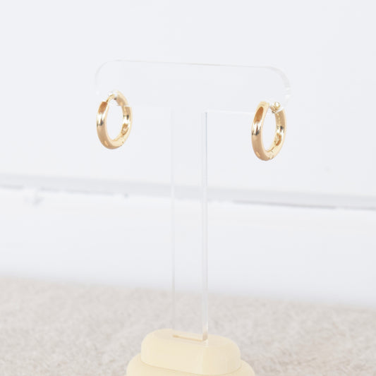 *Gold Classic Thick Hoop (+ Sizes)