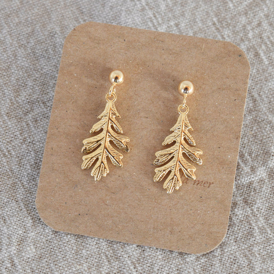 Gold Leaf Dangle