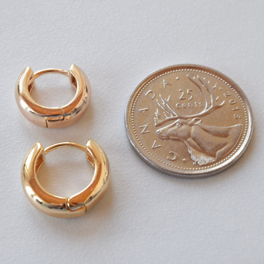 Gold Chunky Hoops (+ Sizes)