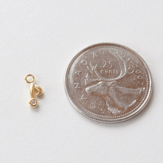 Necklace/Bracelet Charm - Music Note