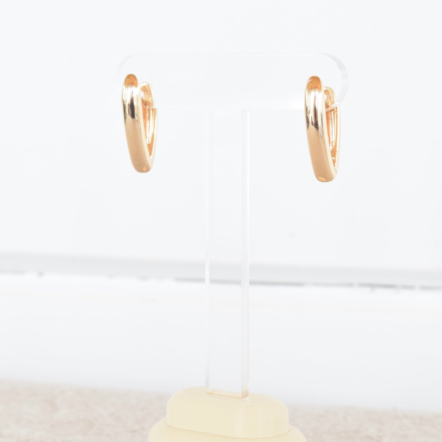 Gold V Hoops