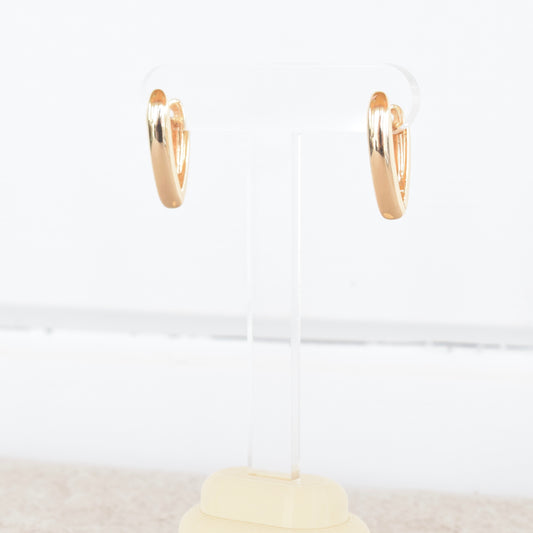Gold V Hoops