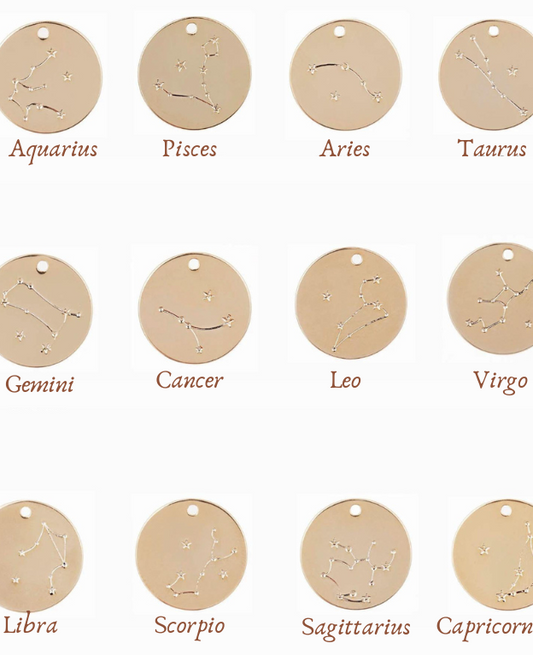 Necklace/Bracelet Charm - Constellation Zodiac