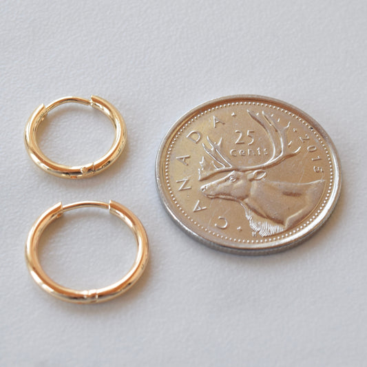 Gold Classic Hoops (+ Sizes)