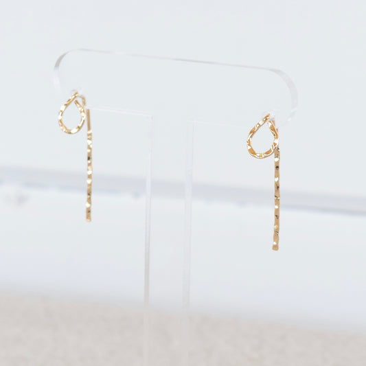 Gold Hammered Hooks #2
