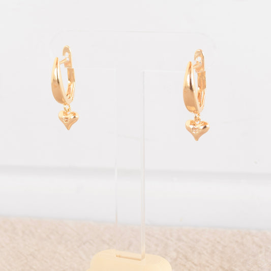 Gold Heart Drops