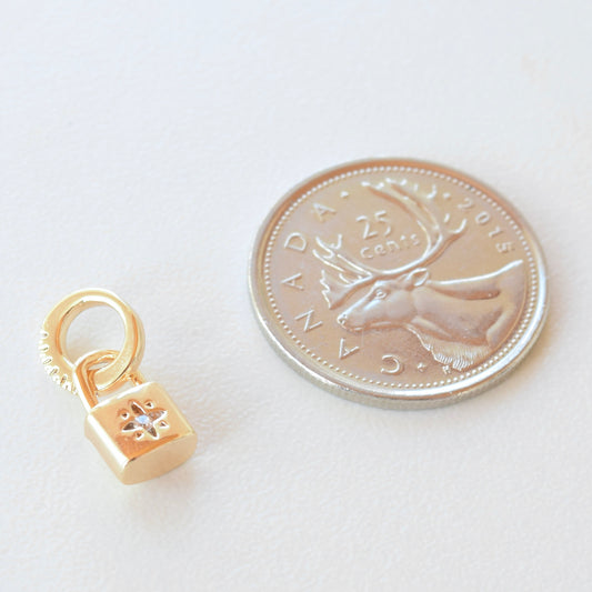 Necklace/Bracelet Charm - Lock